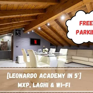 Leonardo Academy In 5' - Parcheggio Gratis - Laghi & Wi-fi Appartamento Sesto Calende